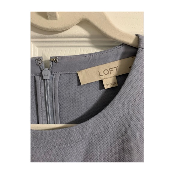 NWOT Loft Light Blue Dress - Picture 2 of 2